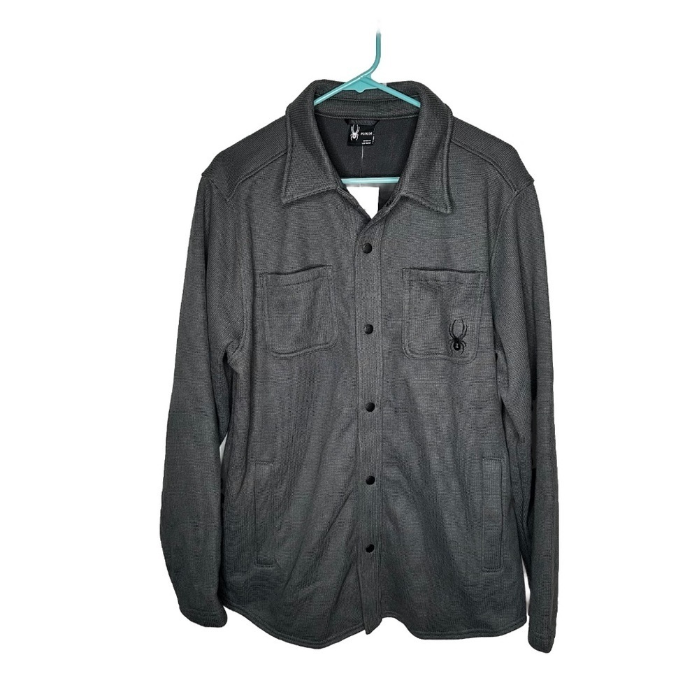 Spyder Gray Lightweight Shirt Jacket